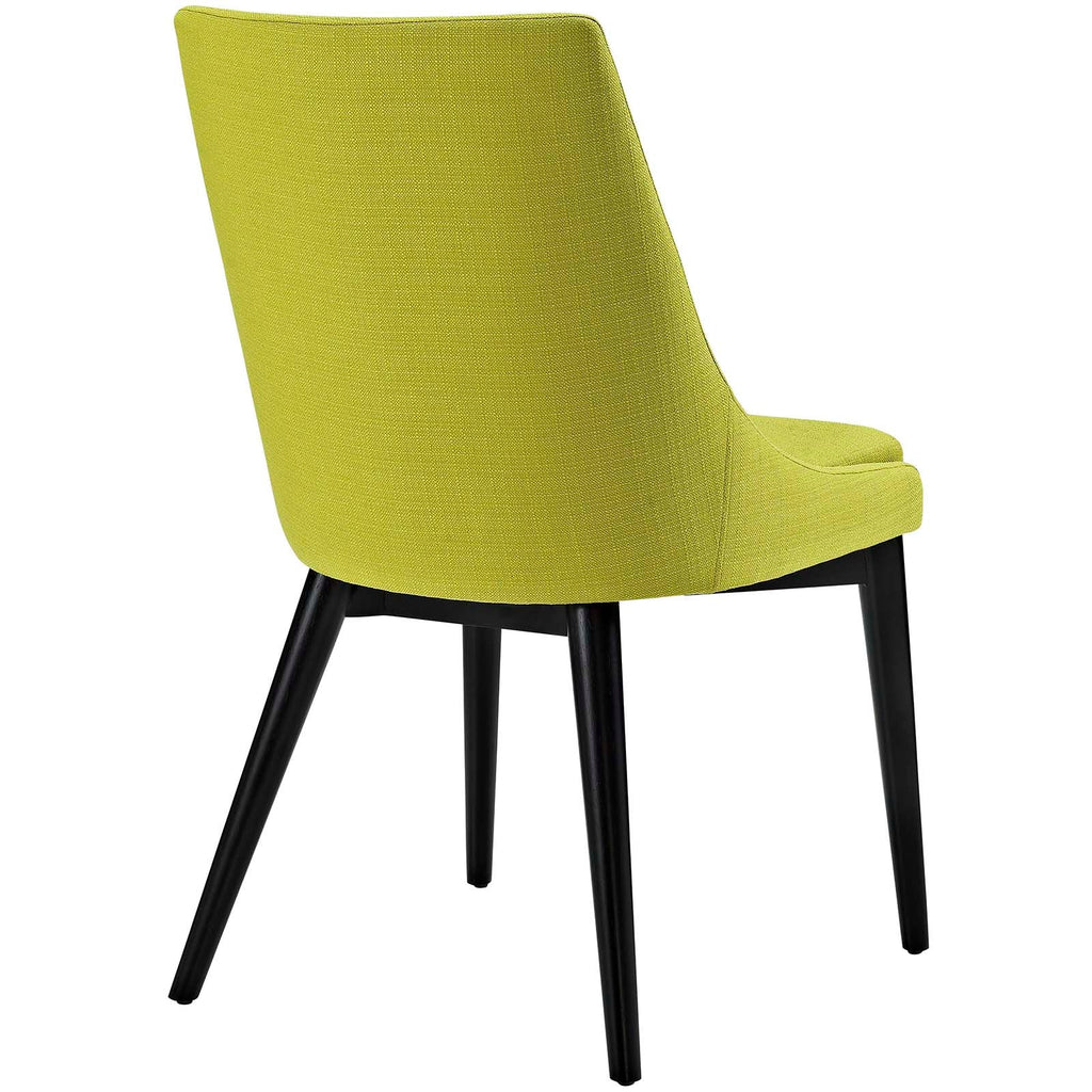 Viscount Dining Side Chair Fabric Set of 2 in Wheatgrass