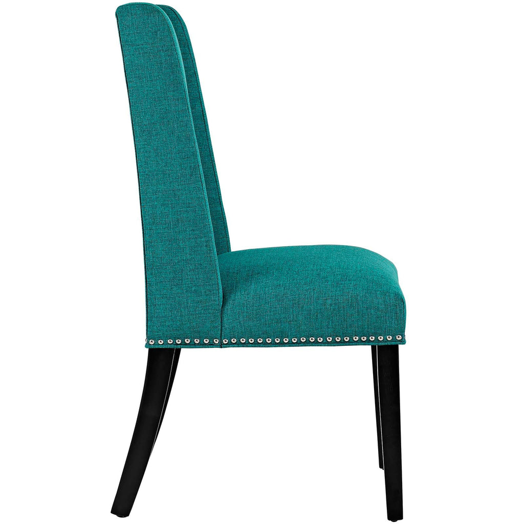 Baron Dining Chair Fabric Set of 2 in Teal