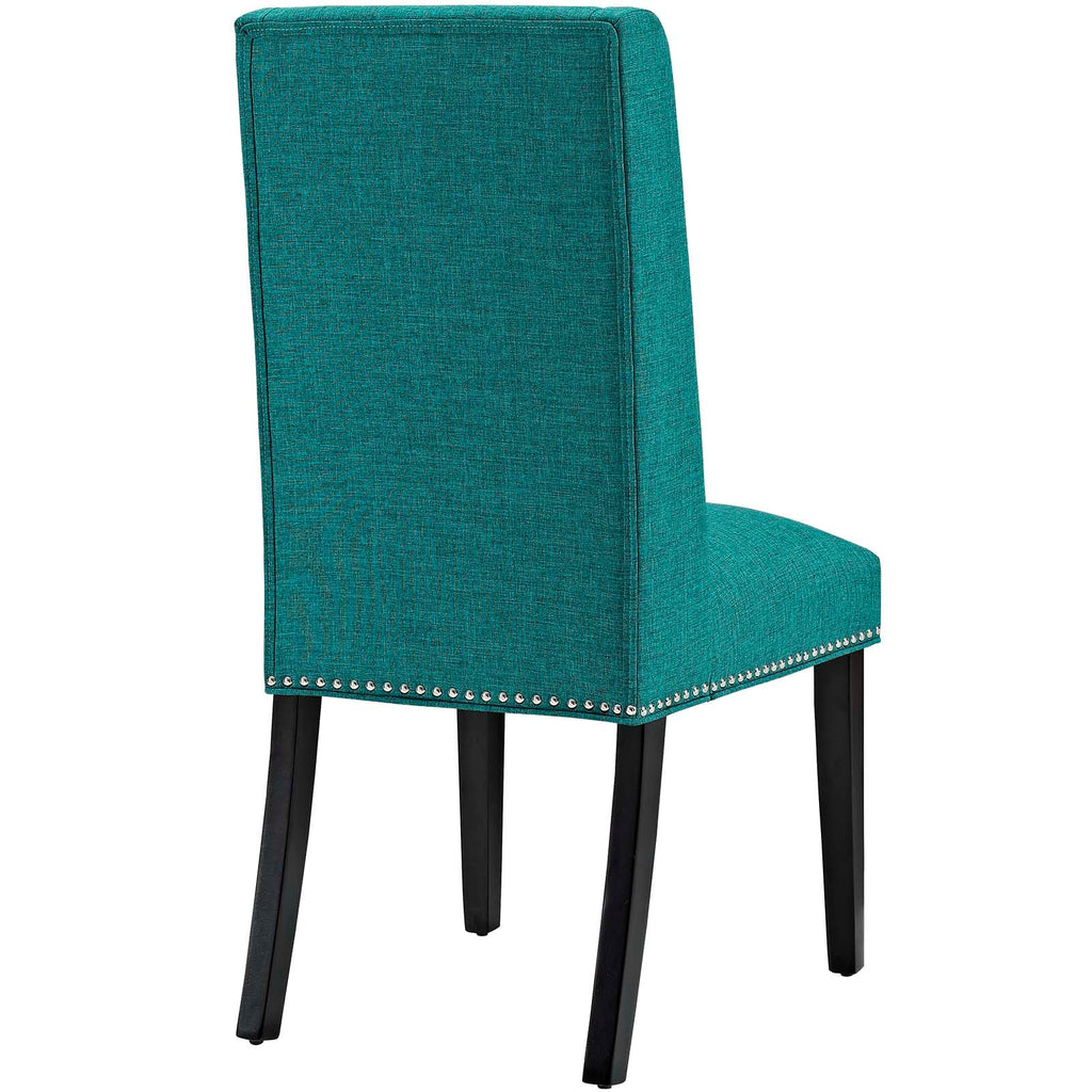 Baron Dining Chair Fabric Set of 2 in Teal