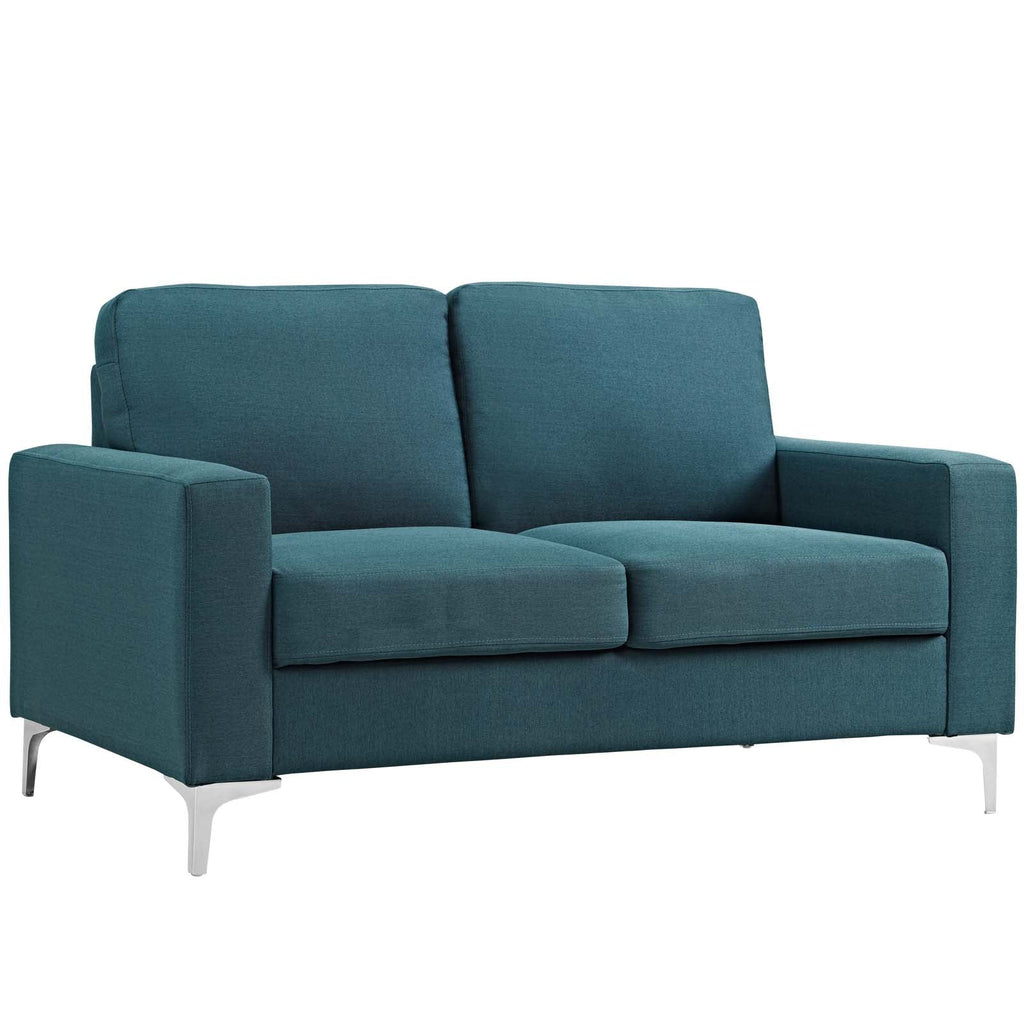 Allure Upholstered Sofa in Blue