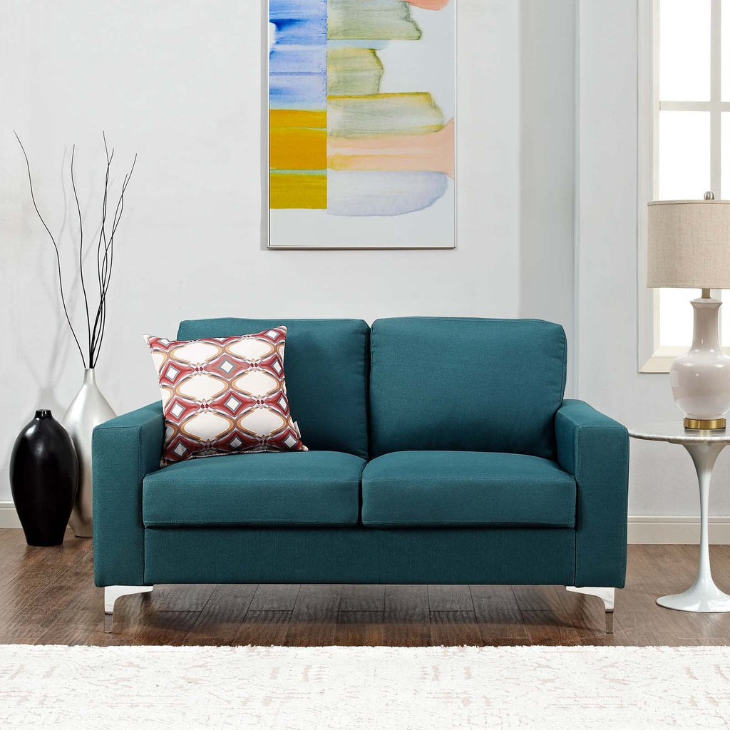 Allure Upholstered Sofa in Blue