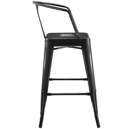 Promenade Bar Stool in Black-3