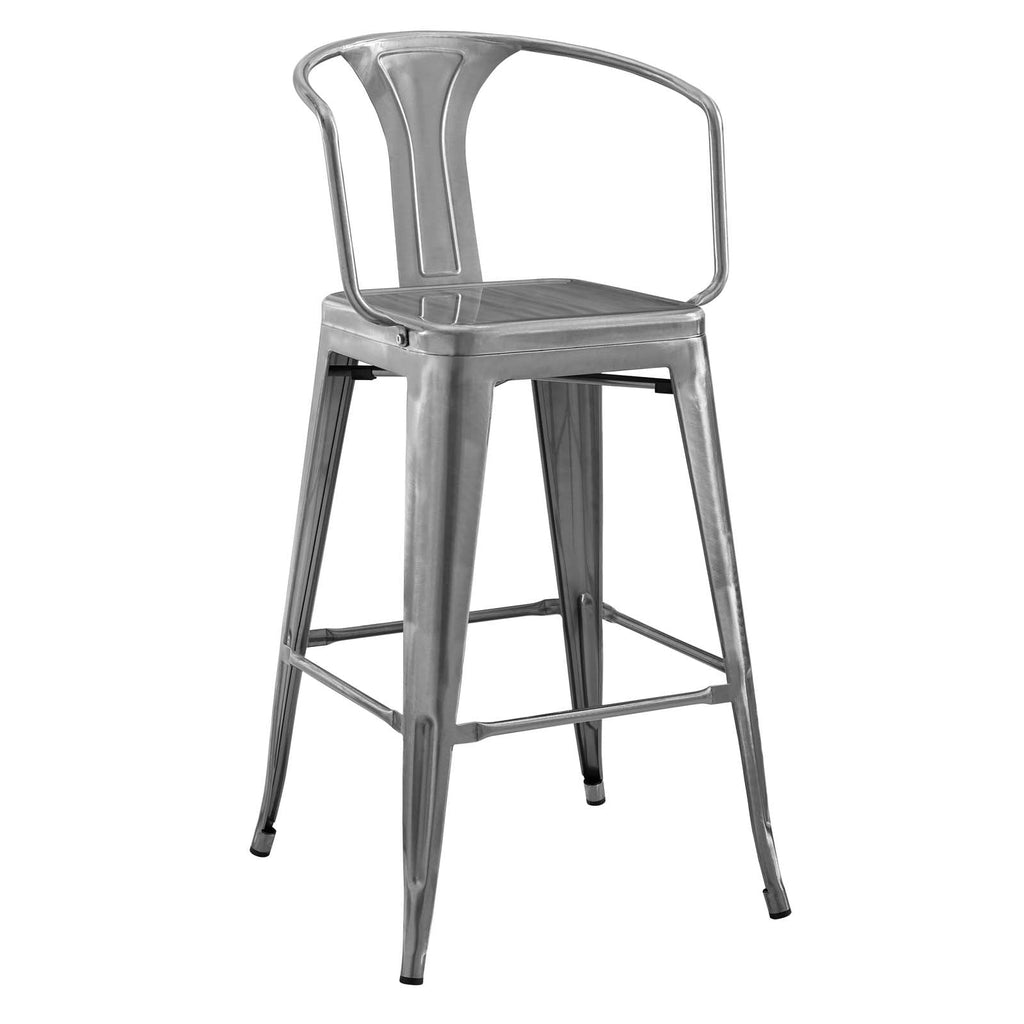 Promenade Bar Stool in Gunmetal-3