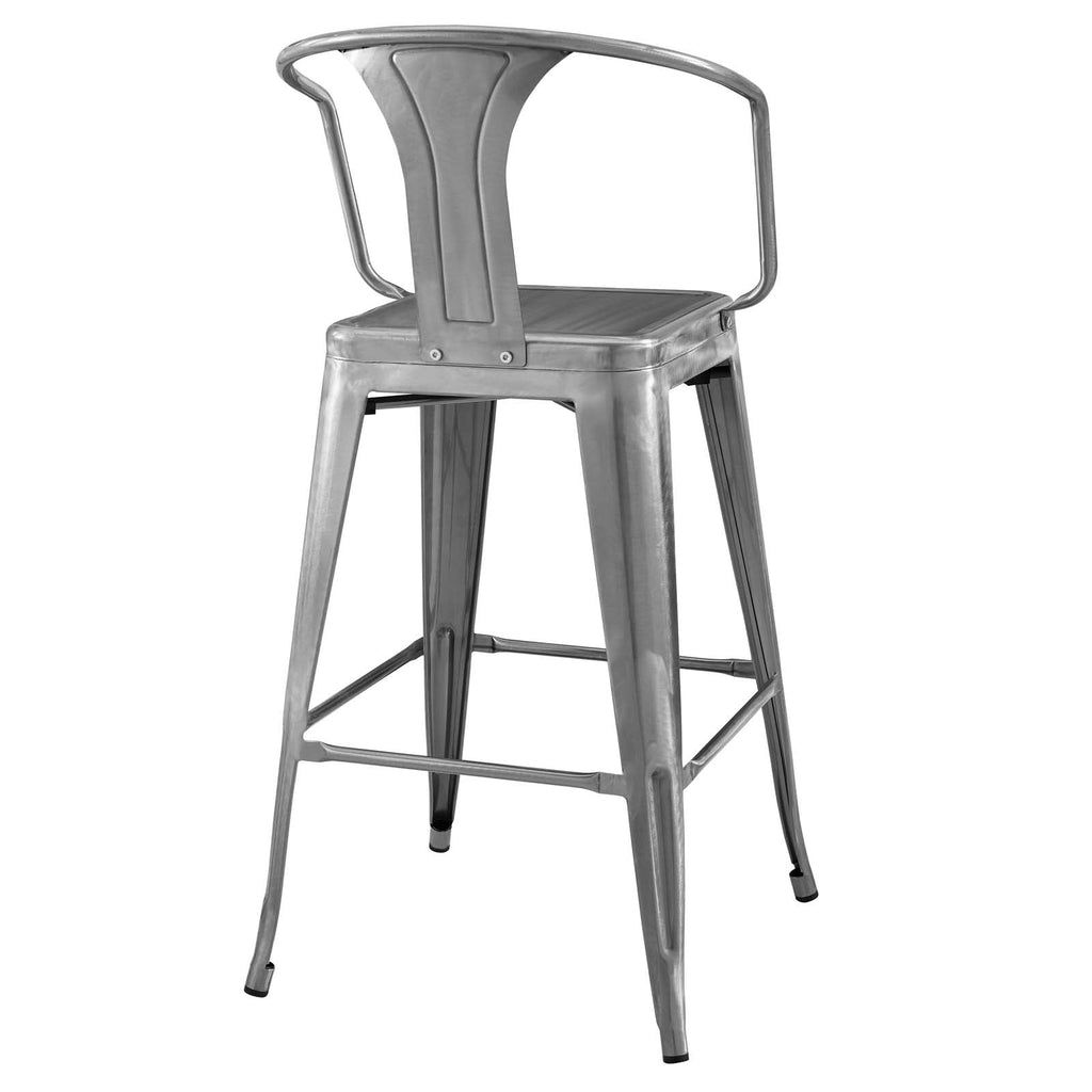 Promenade Bar Stool in Gunmetal-3