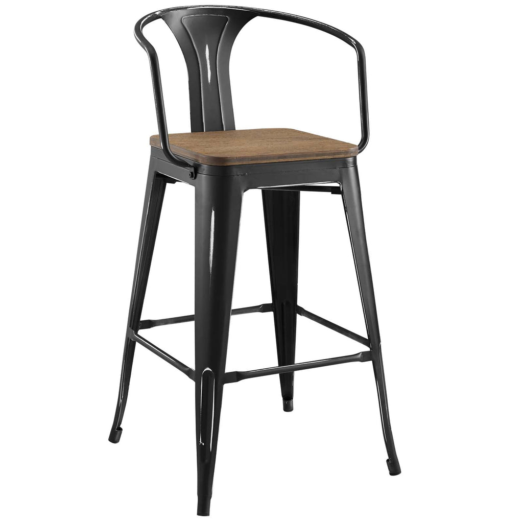 Promenade Bar Stool in Black-2