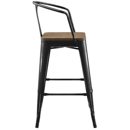 Promenade Bar Stool in Black-2