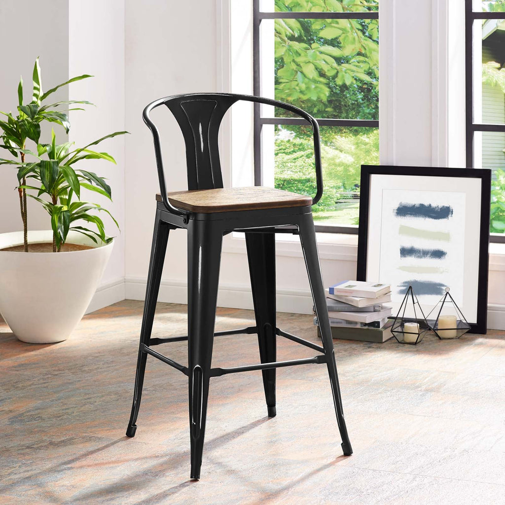 Promenade Bar Stool in Black-2