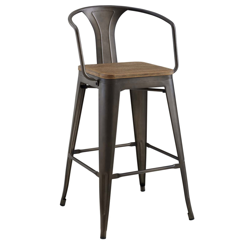 Promenade Bar Stool in Brown-2