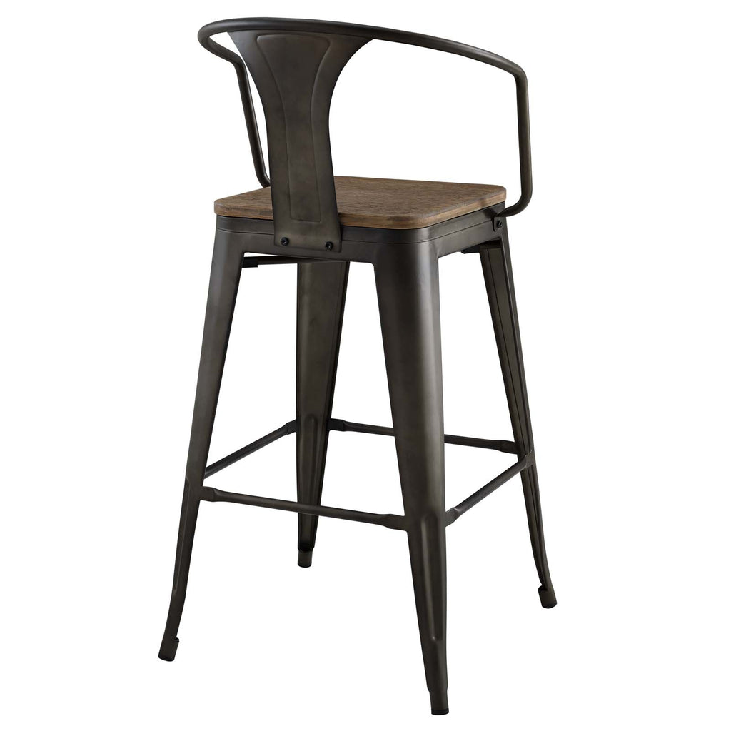 Promenade Bar Stool in Brown-2