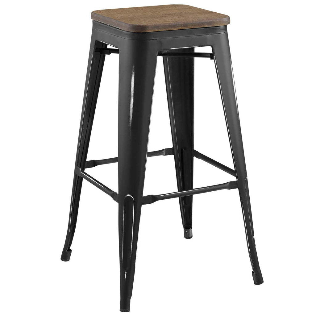 Promenade Bar Stool in Black-1