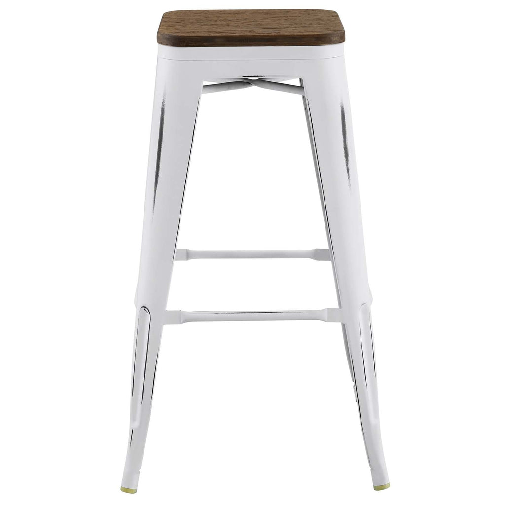 Promenade Bar Stool in White-1