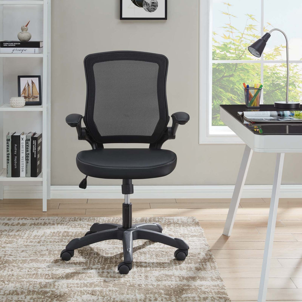 Veer Vinyl Office Chair in Black