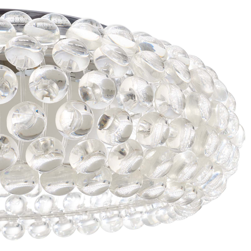 Halo 25" Acrylic Ceiling Fixture