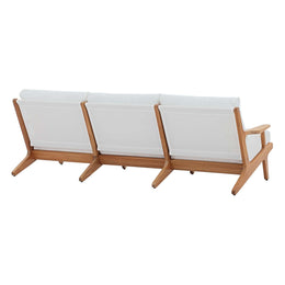 Saratoga Outdoor Patio Premium Grade A Teak Wood Sofa