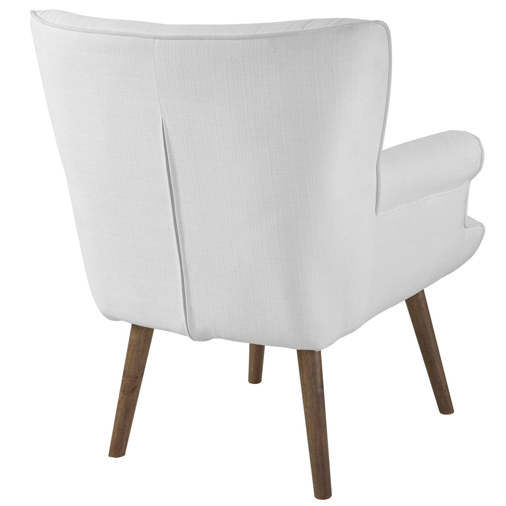 Cloud Upholstered Armchair in White