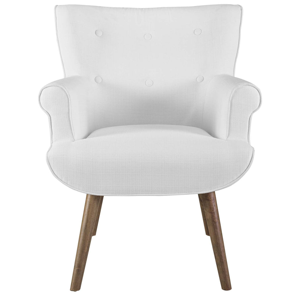 Cloud Upholstered Armchair in White