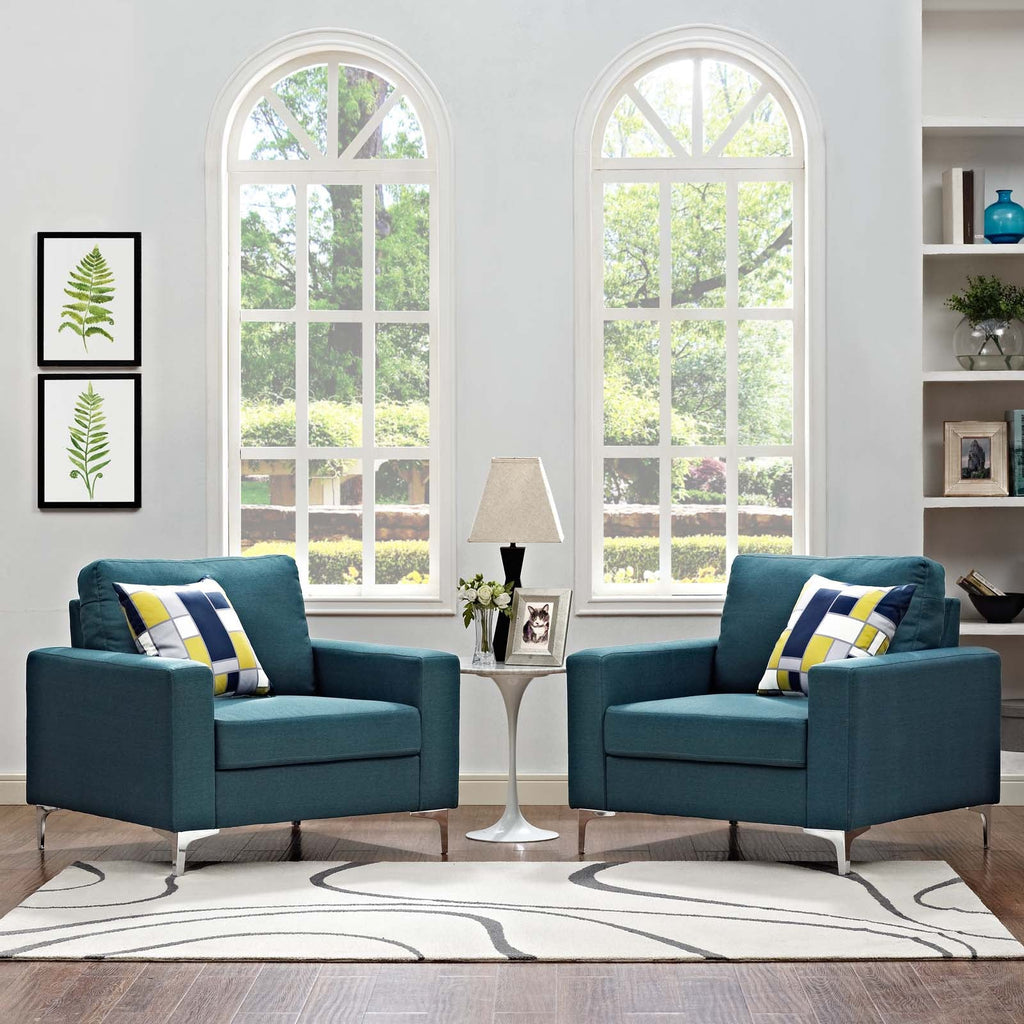 Allure 2 Piece Armchair Set in Blue