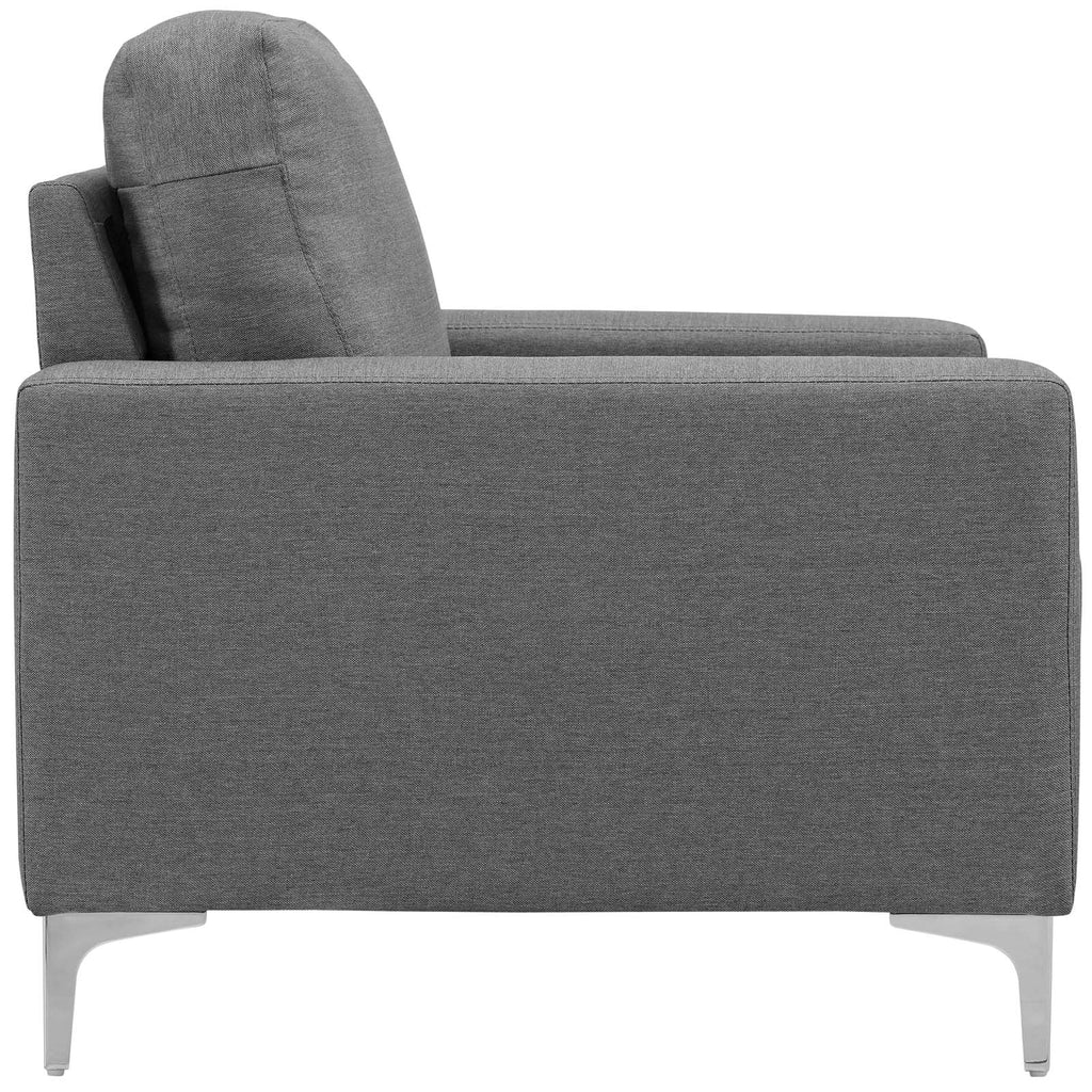 Allure 2 Piece Armchair Set in Gray