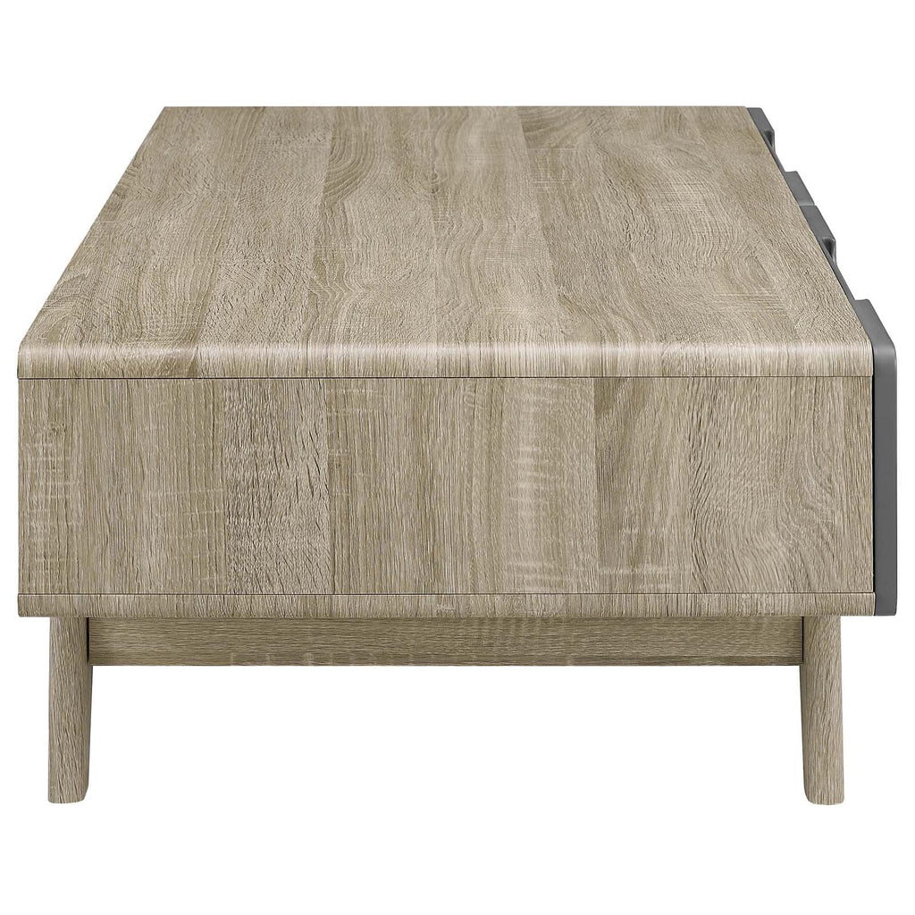 Origin 47" Coffee Table in Natural Gray