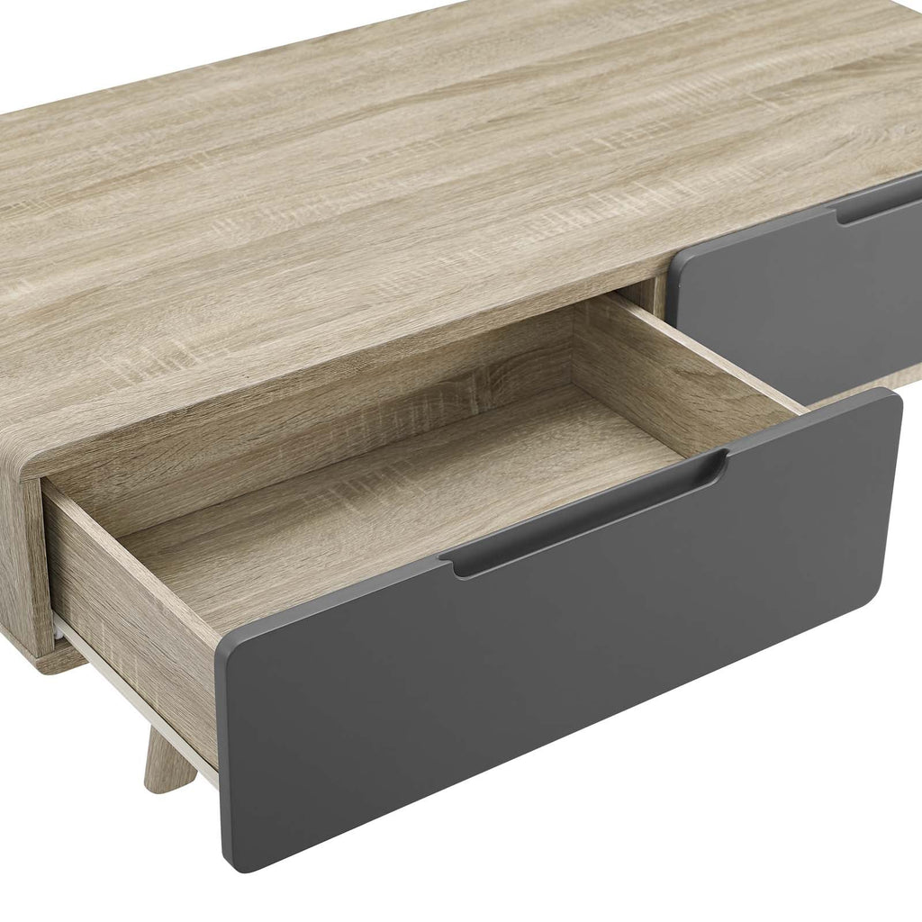 Origin 47" Coffee Table in Natural Gray