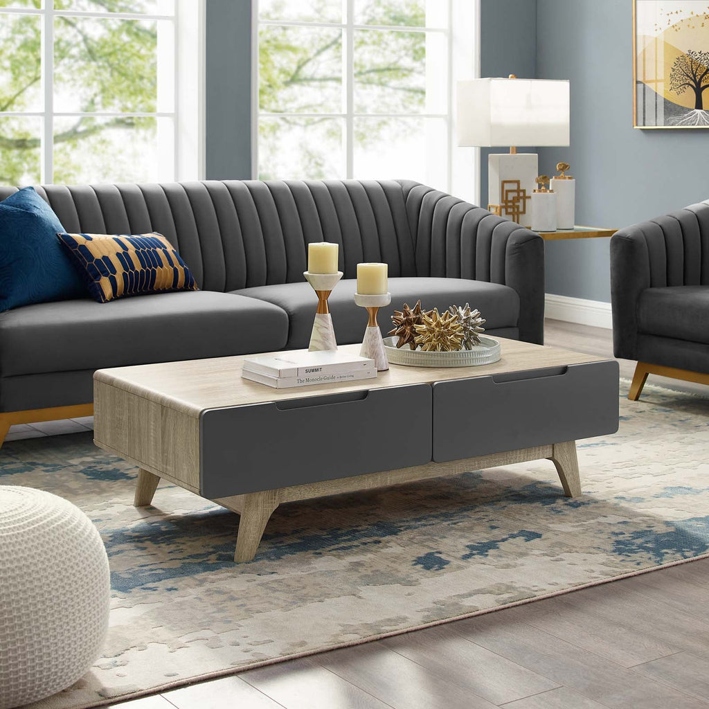 Origin 47" Coffee Table in Natural Gray