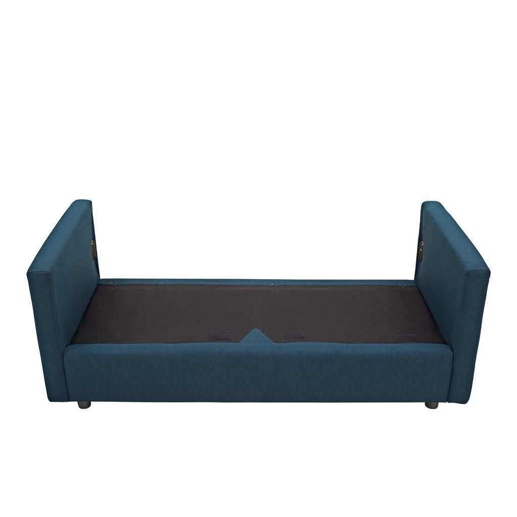 Activate Upholstered Fabric Sofa in Azure