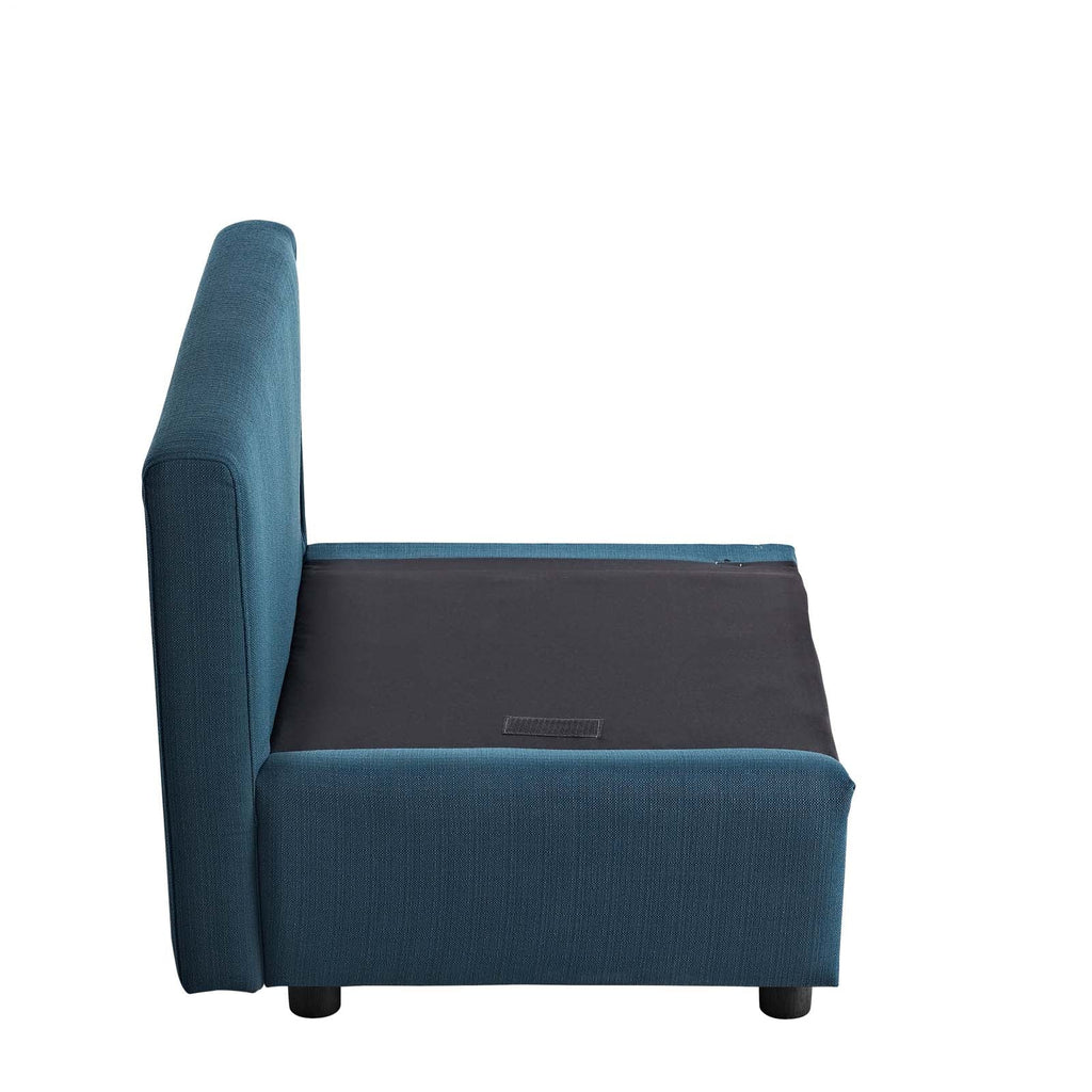 Activate Upholstered Fabric Armchair in Azure