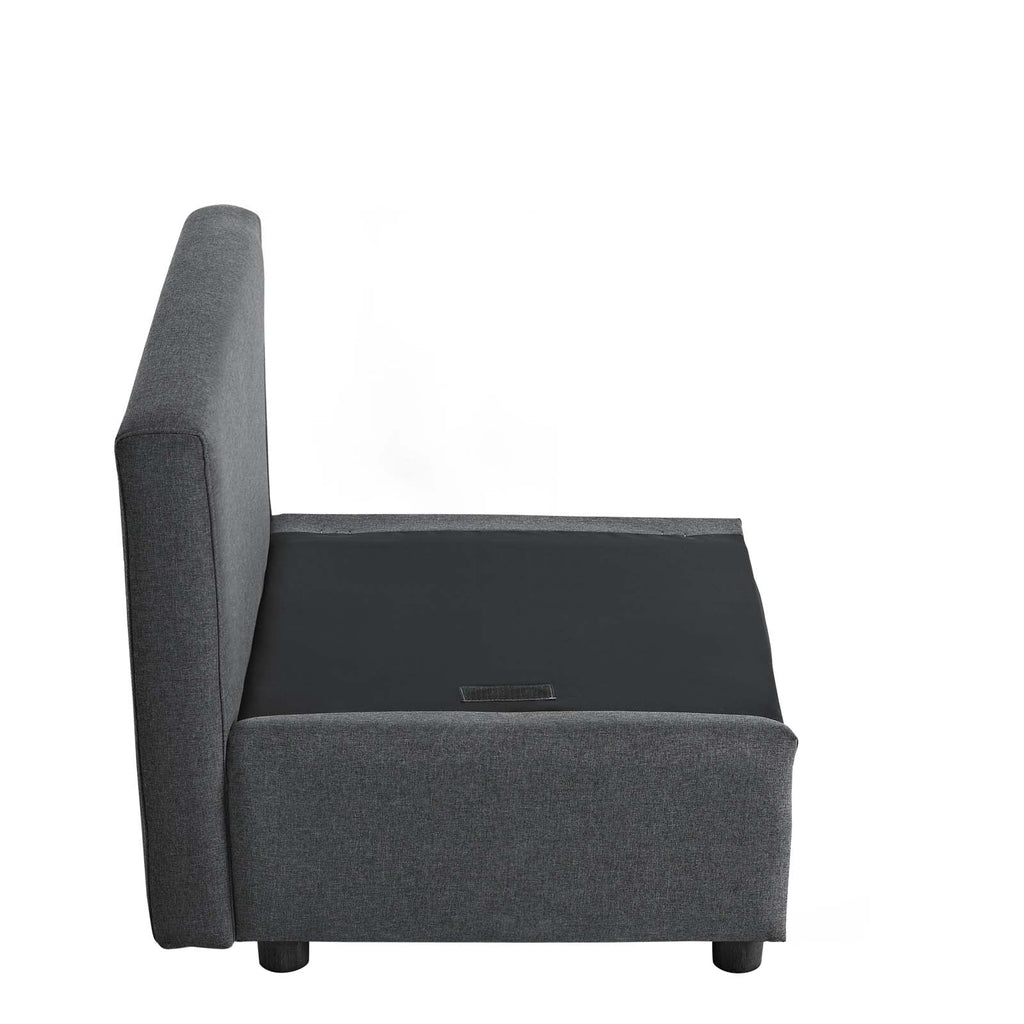 Activate Upholstered Fabric Armchair in Gray