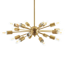 Resolve Brass Pendant Chandelier