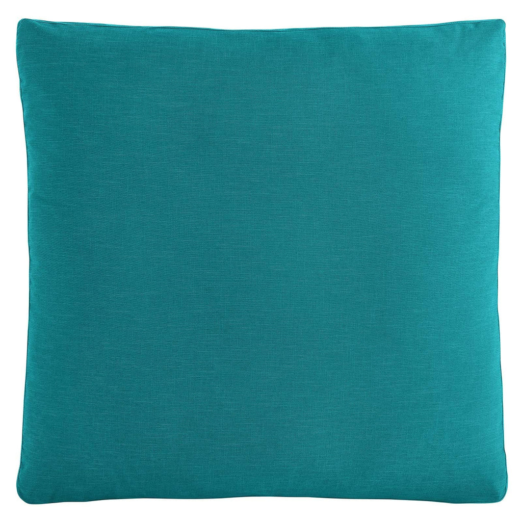 Commix Down Filled Overstuffed Ottoman, Teal