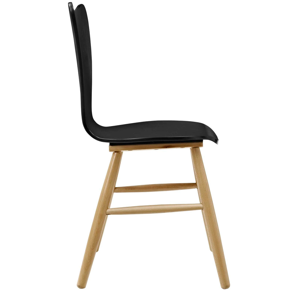 Cascade Dining Chair Set of 4 in Black