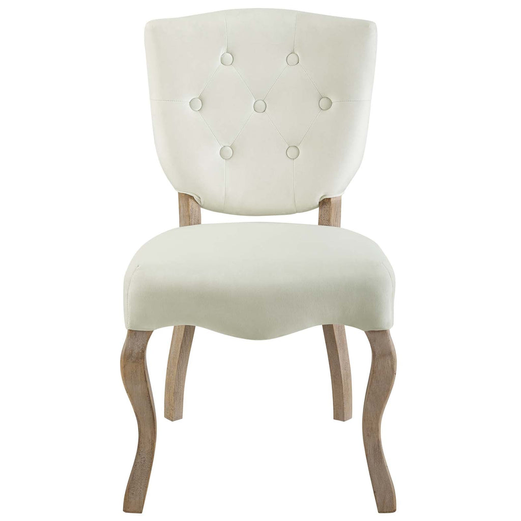 Array Dining Side Chair Set of 2 in Ivory