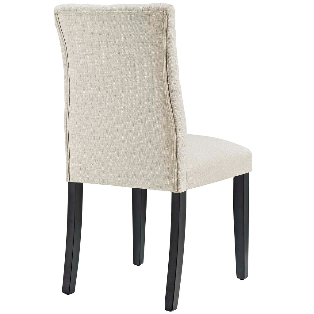 Duchess Dining Chair Fabric Set of 2 in Beige