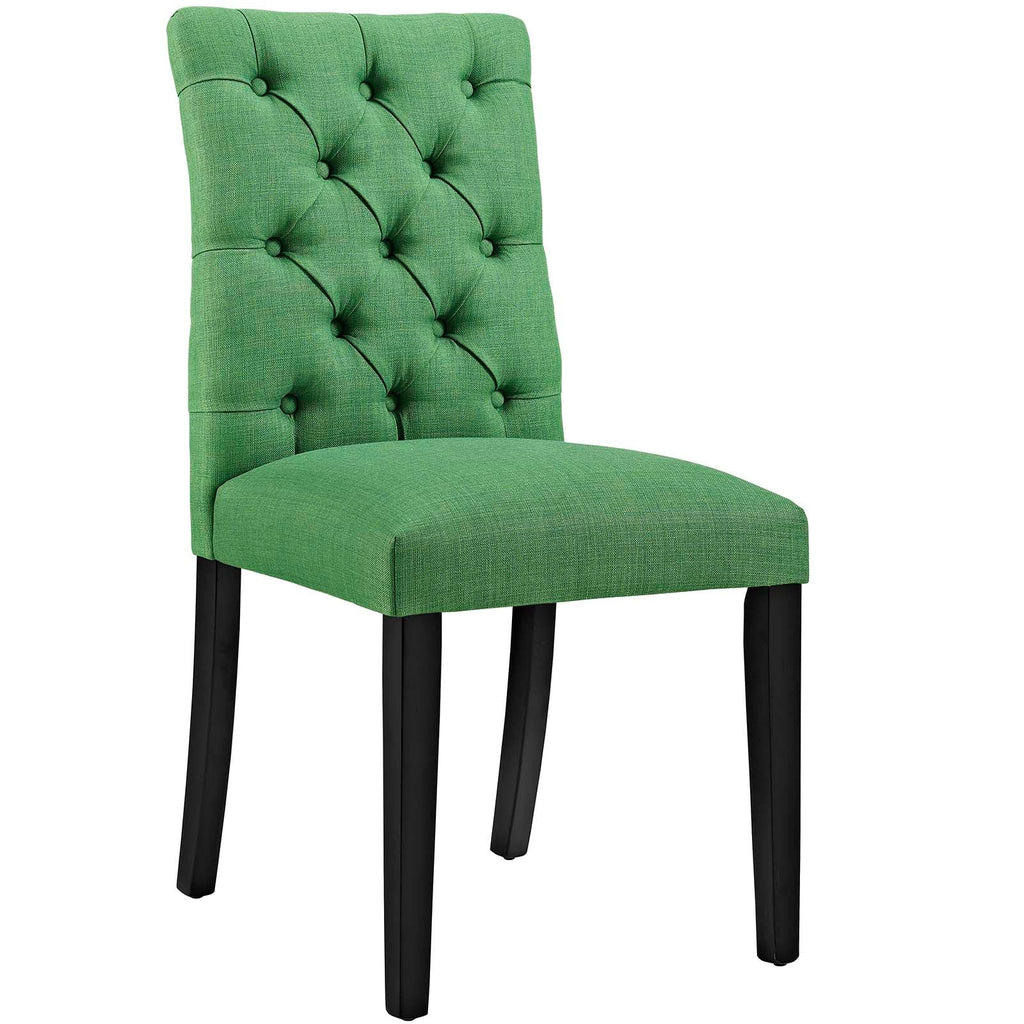 Duchess Dining Chair Fabric Set of 2 in Green