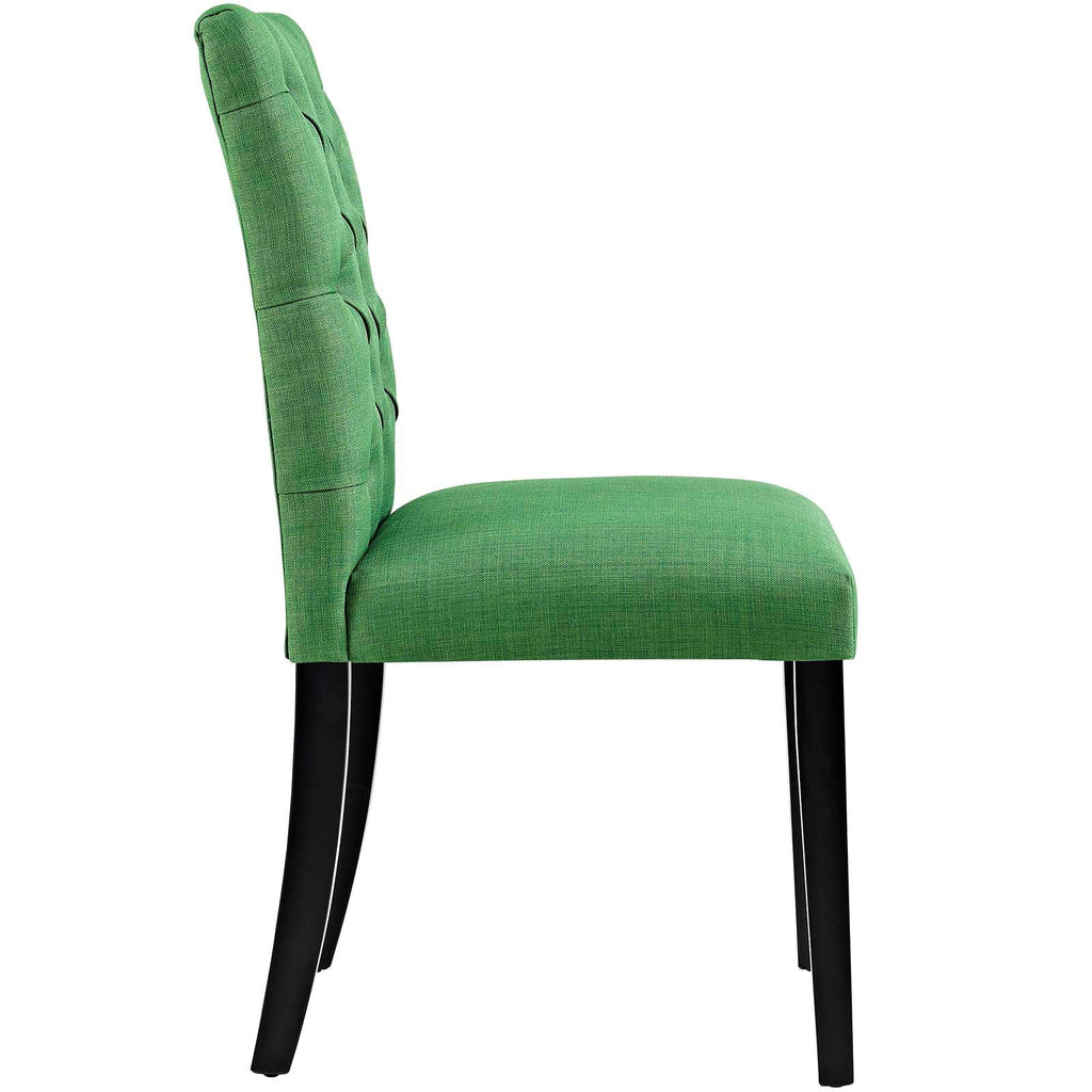 Duchess Dining Chair Fabric Set of 2 in Green