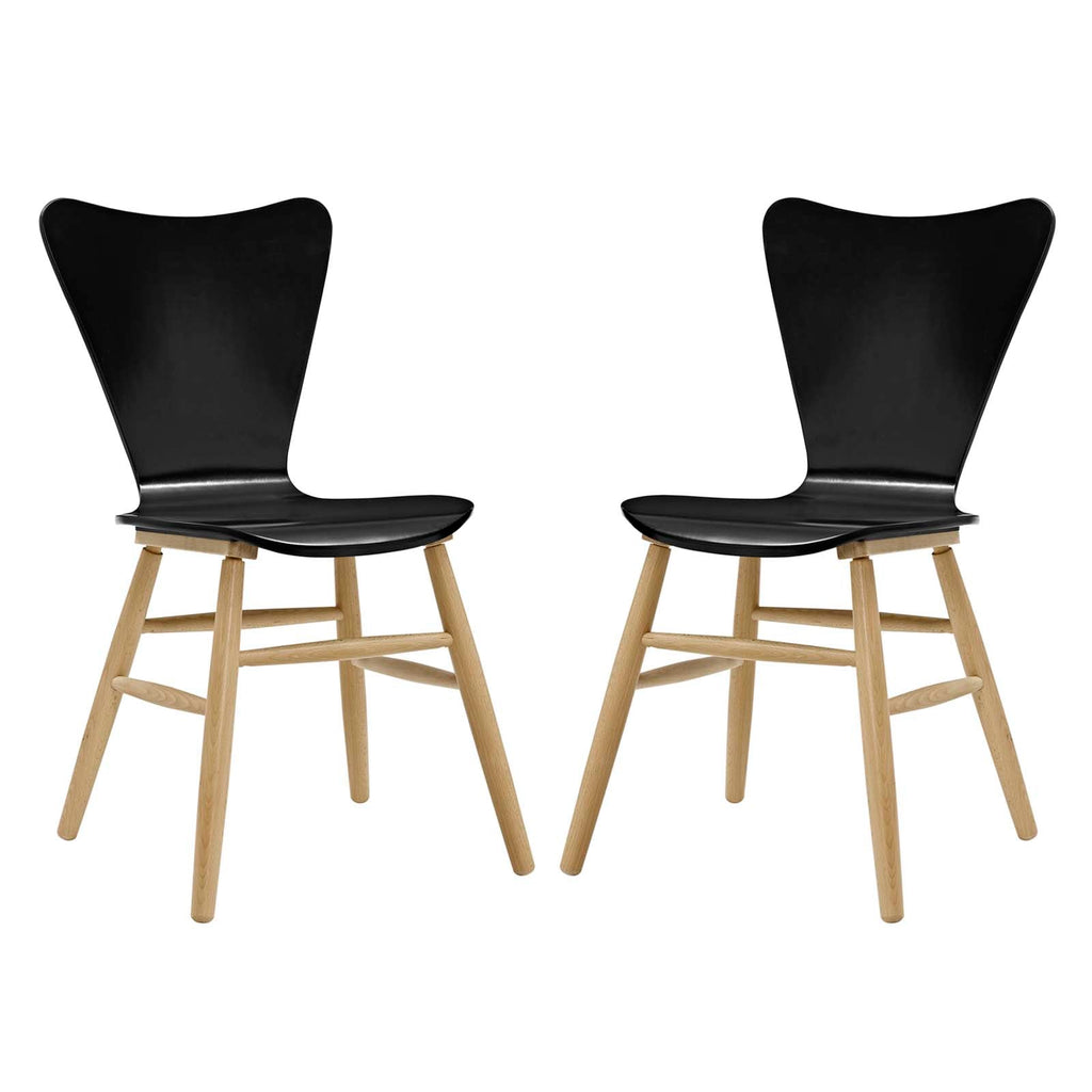 Cascade Dining Chair Set of 2 in Black