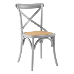 Gear Dining Side Chair Set of 2 in Light Gray