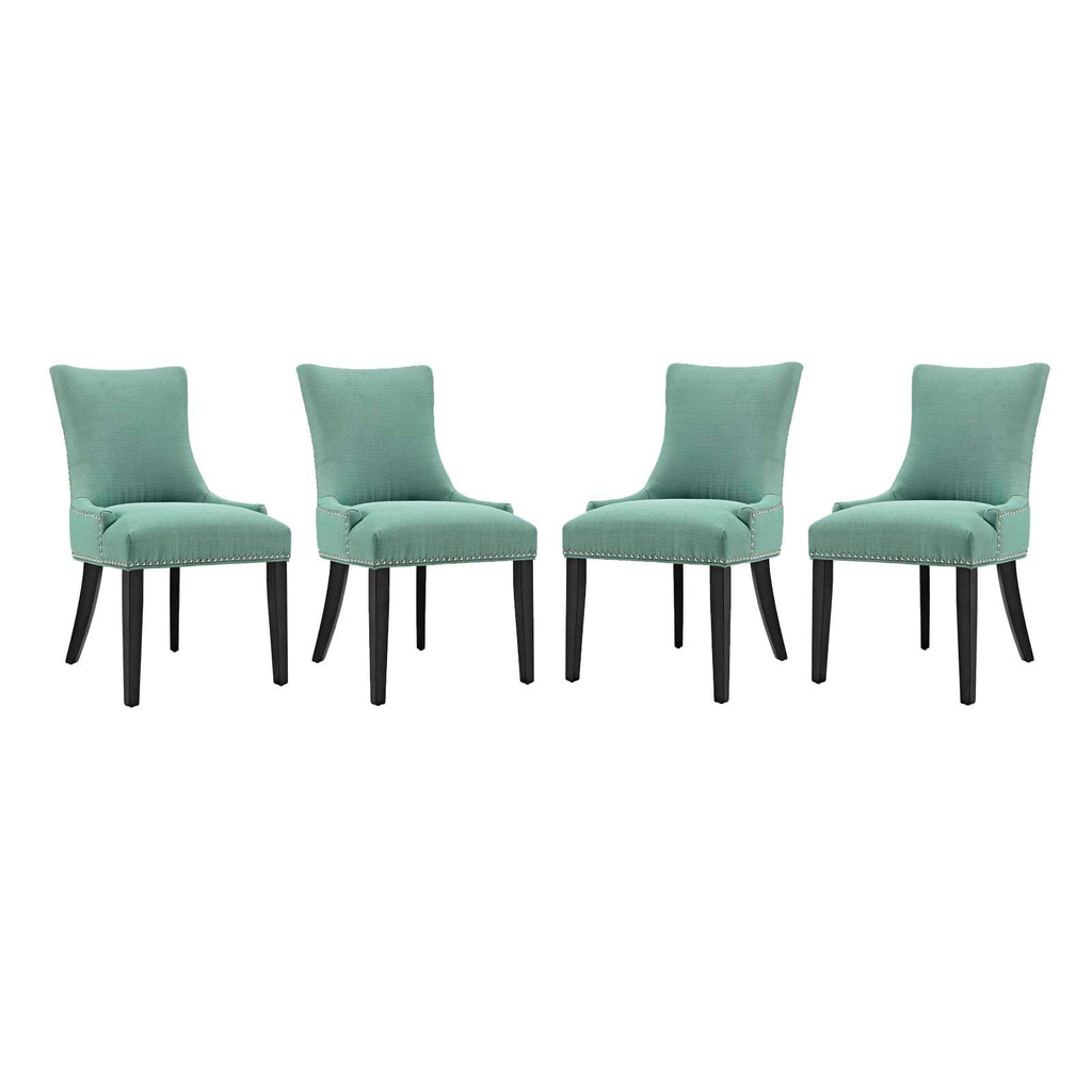 Marquis Dining Chair Fabric Set of 4 in Laguna