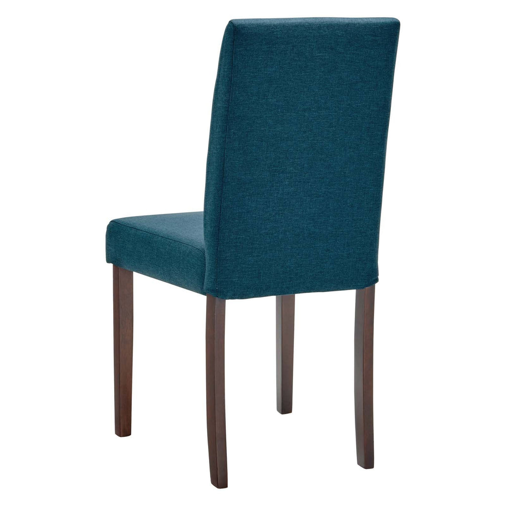 Prosper Upholstered Fabric Dining Side Chair Set of 2 in Blue