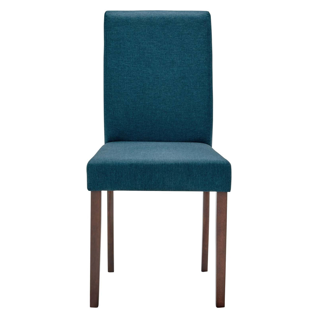 Prosper Upholstered Fabric Dining Side Chair Set of 2 in Blue