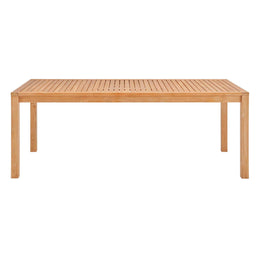 Farmstay 79" Outdoor Patio Teak Wood Dining Table