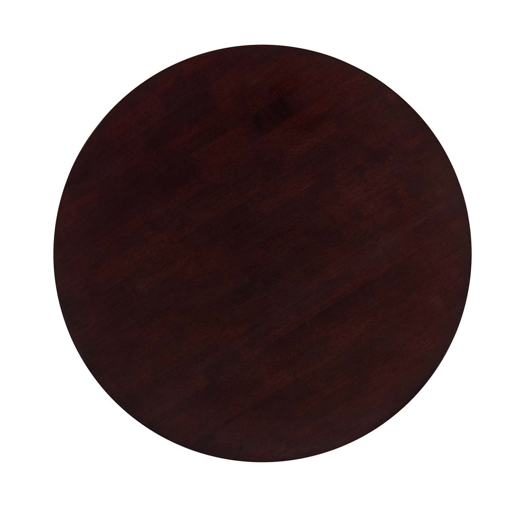 Vision 35" Round Dining Table in Cappuccino