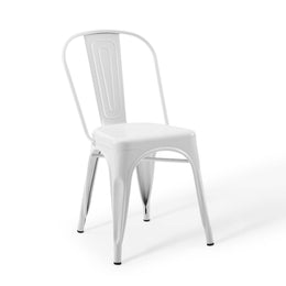 Promenade Bistro Dining Side Chair Set of 2 in White