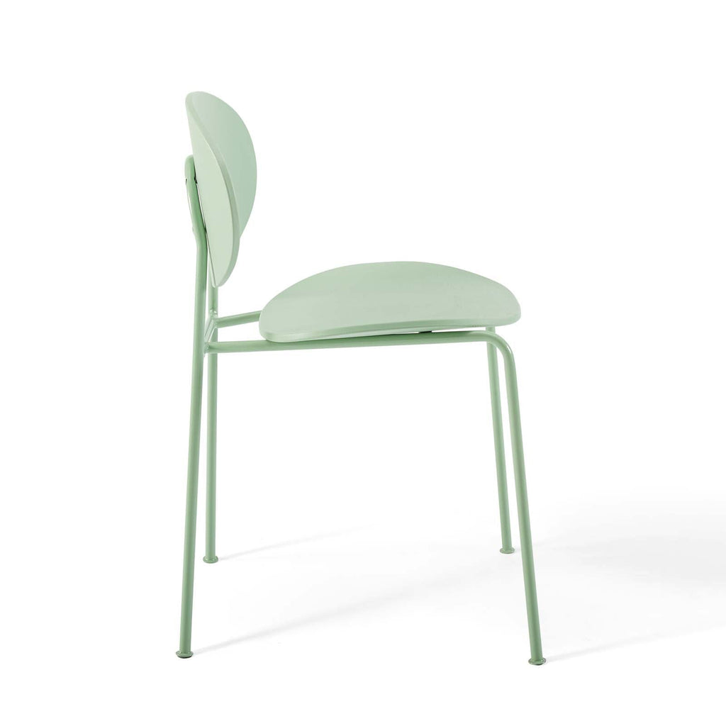 Palette Dining Side Chair Set of 2 in Green