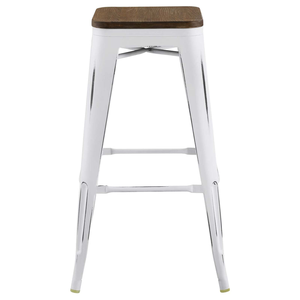 Promenade Bar Stool Set of 4 in White-1