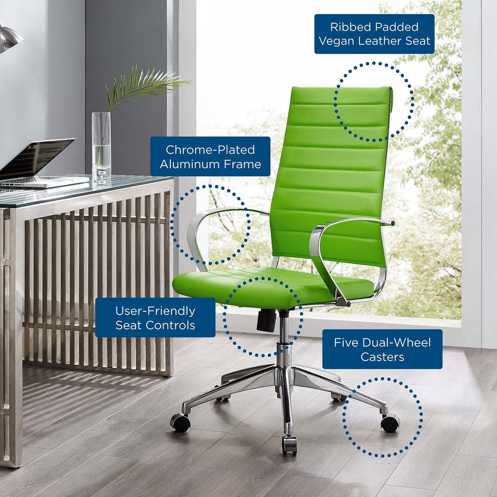 Jive Highback Office Chair in Bright Green-1