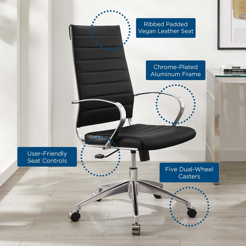 Jive Highback Office Chair in Black-1