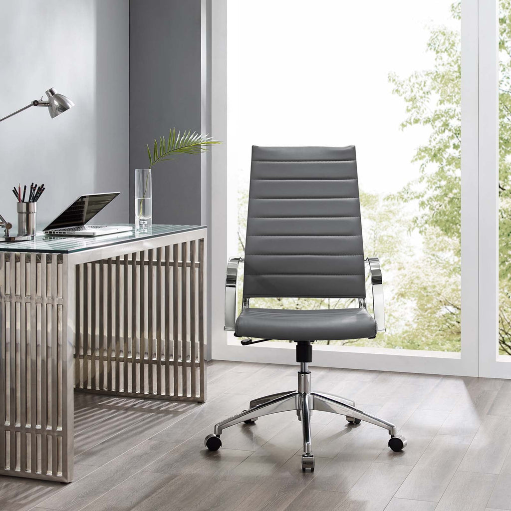 Jive Highback Office Chair in Gray-1