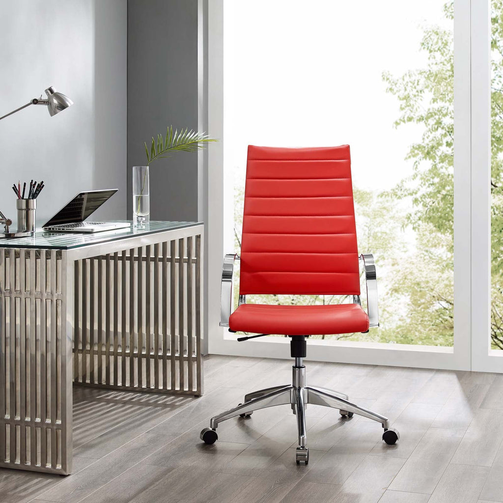 Jive Highback Office Chair in Red-1