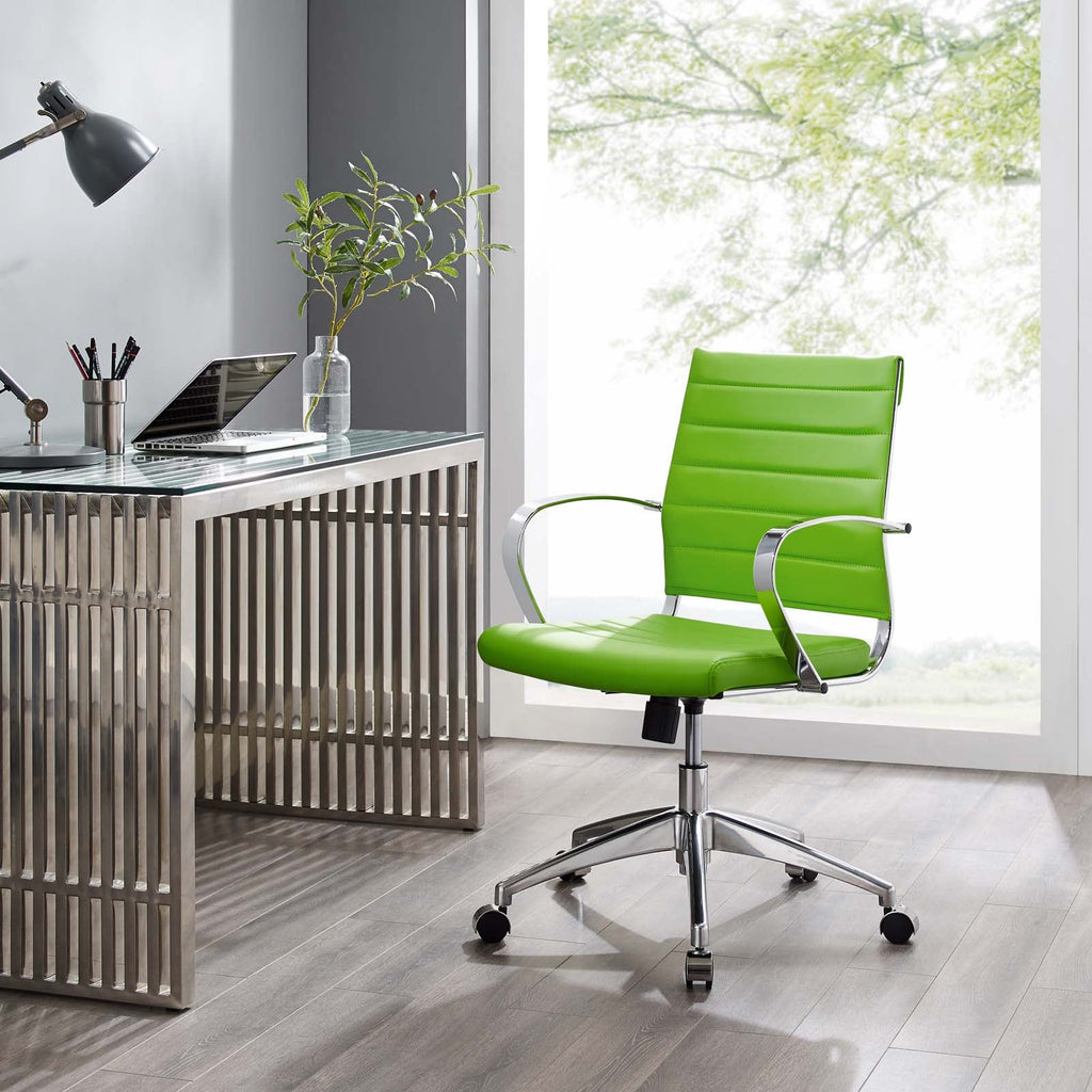 Jive Mid Back Office Chair in Bright Green-1